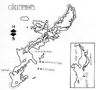 Carte d'Okinawa